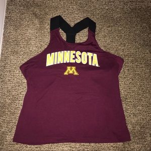 Colosseum MN Gophers racerback tank
